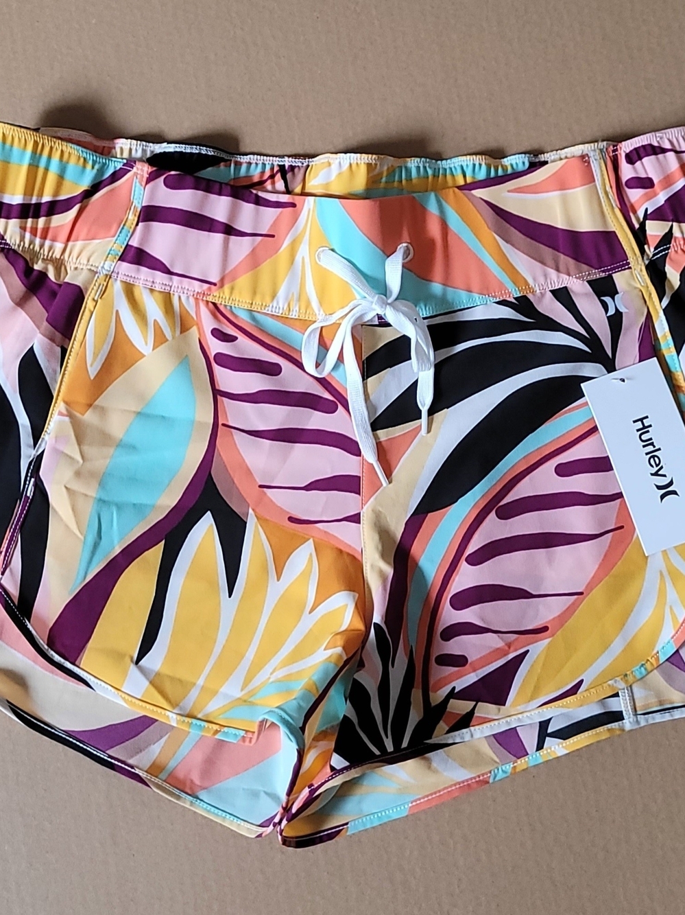 Hurley Women's Tropical Print Swim Shorts - Multi